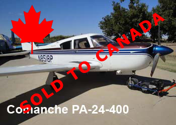 Aircraft sold